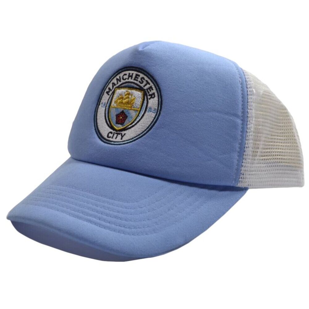 Manchester City FC Trucker Cap / Sky Blue/White